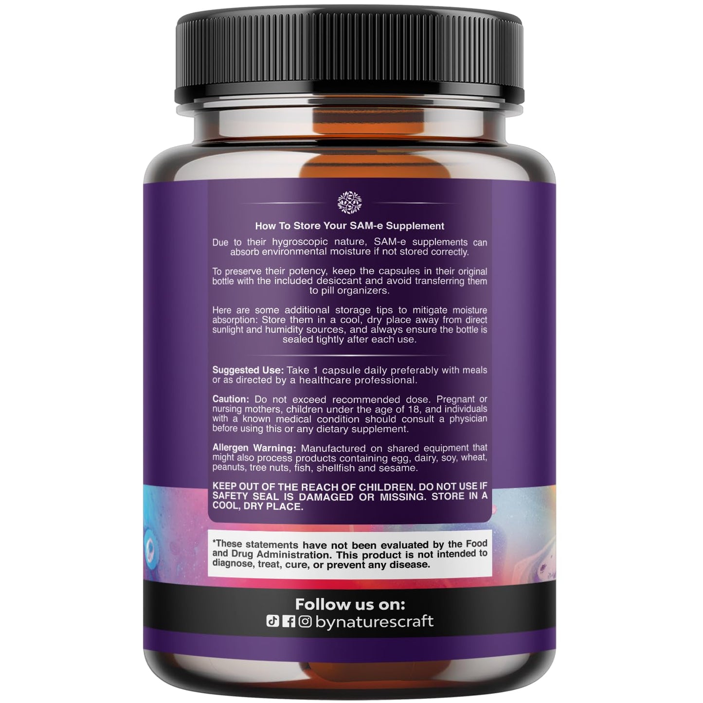 Natures Craft Sam-E 200mg Mood Support Capsule 60 Count