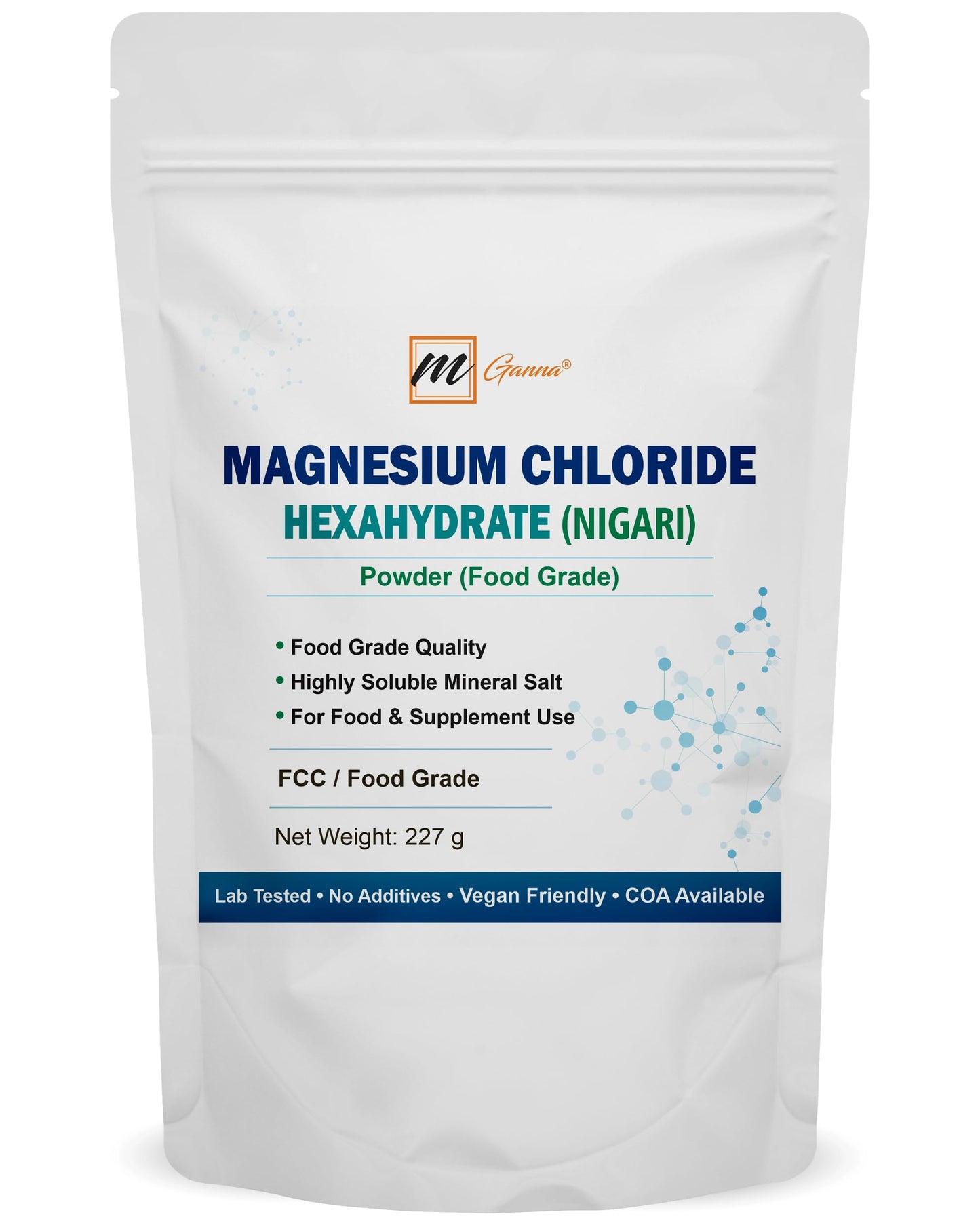 mGanna Magnesium Chloride Powder 8 Ounce