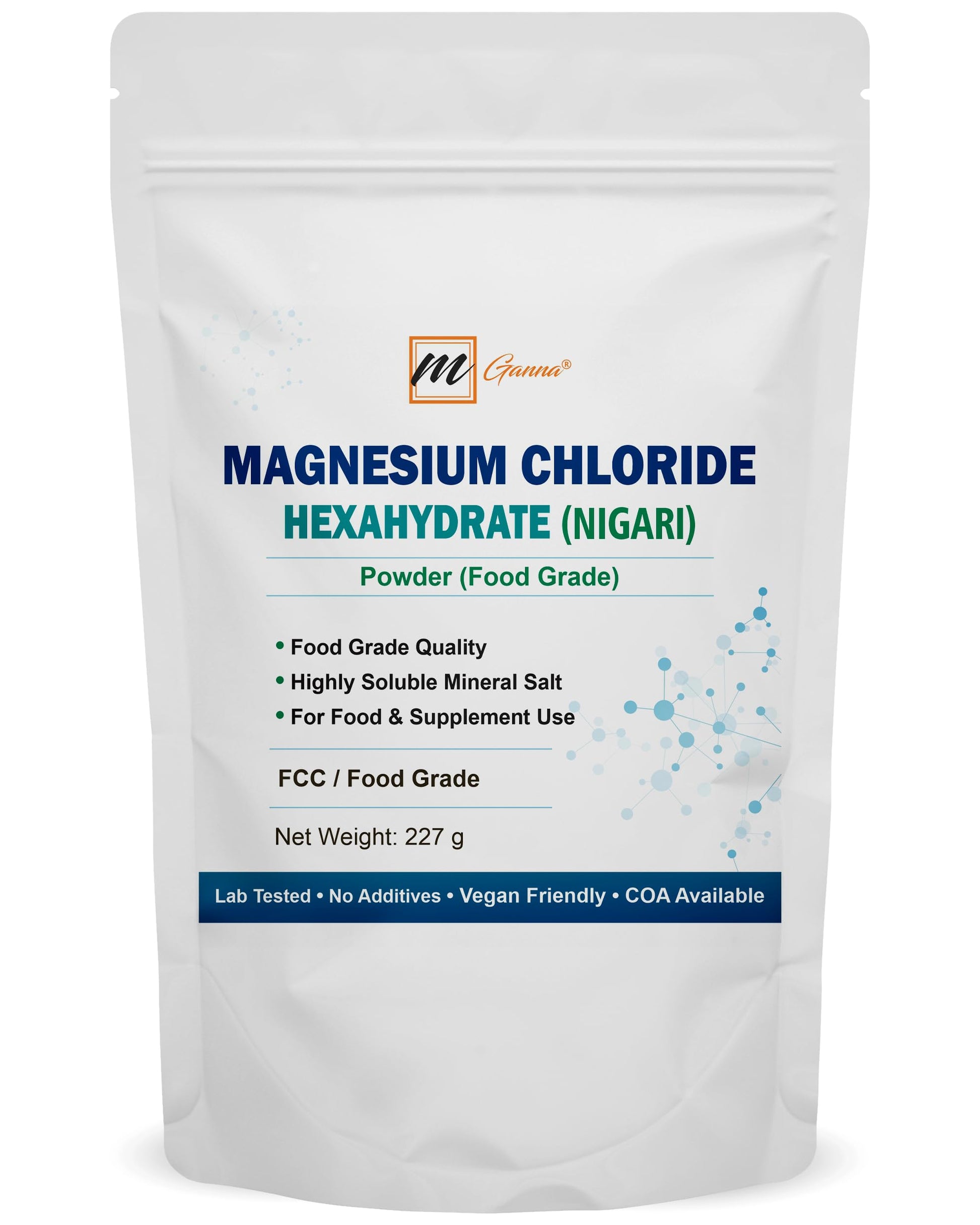 mGanna Magnesium Chloride Powder 8 Ounce