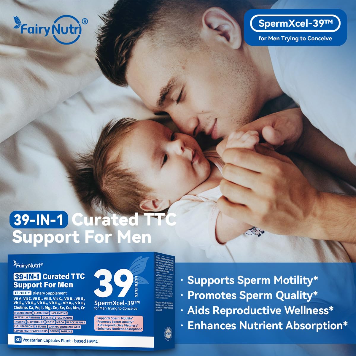 fairynutri SpermXcel-39 Capsule, 30 Count
