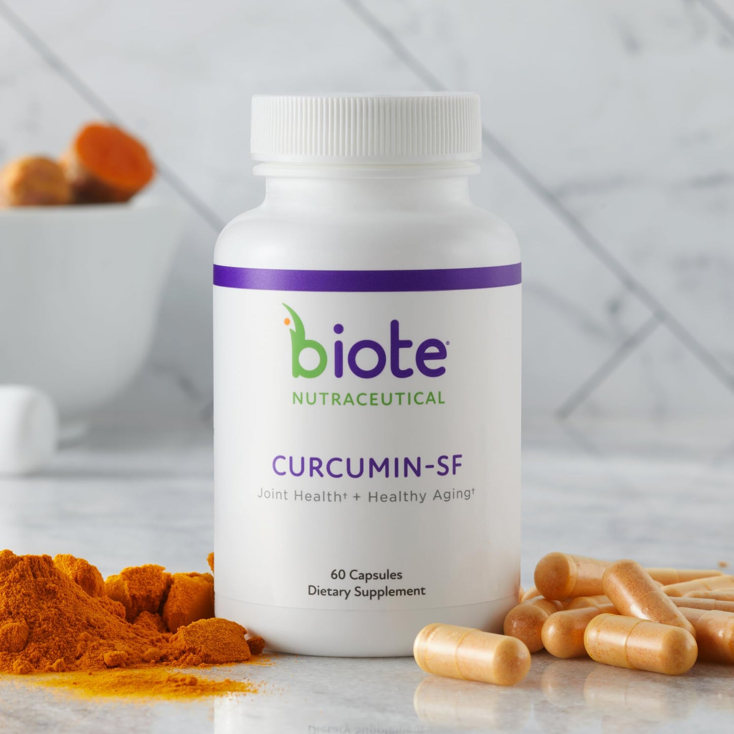 Biote Curcumin SF Circulation + Healthy Aging Caplets 60