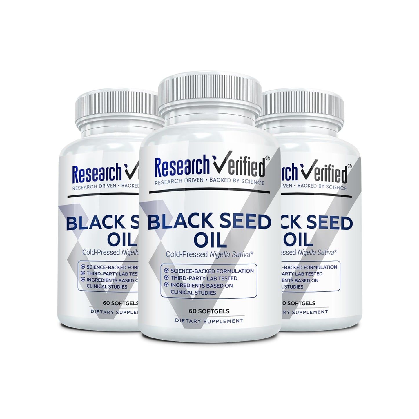 Research Verified Black Seed Oil Softgels 180 Count