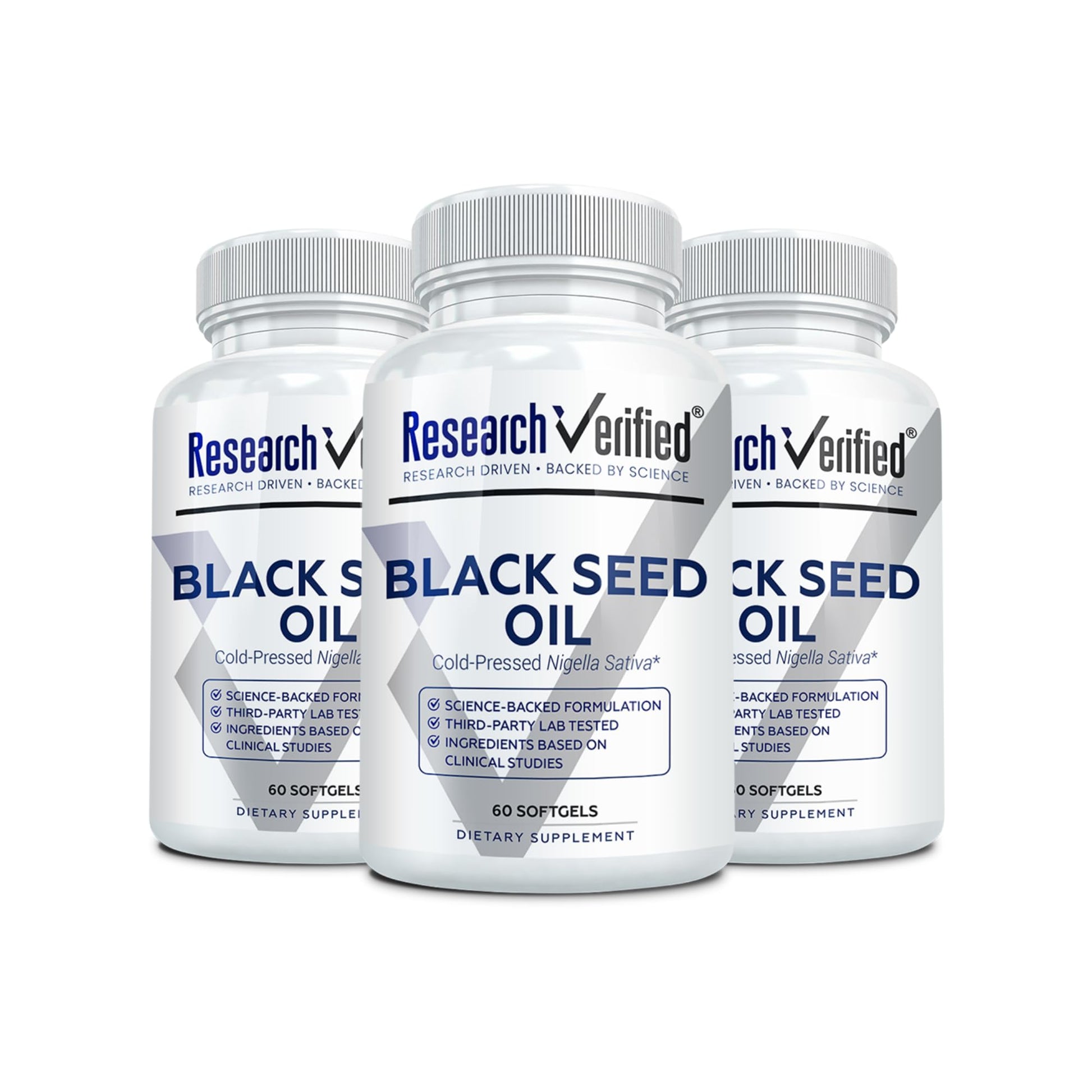 Research Verified Black Seed Oil Softgels 180 Count
