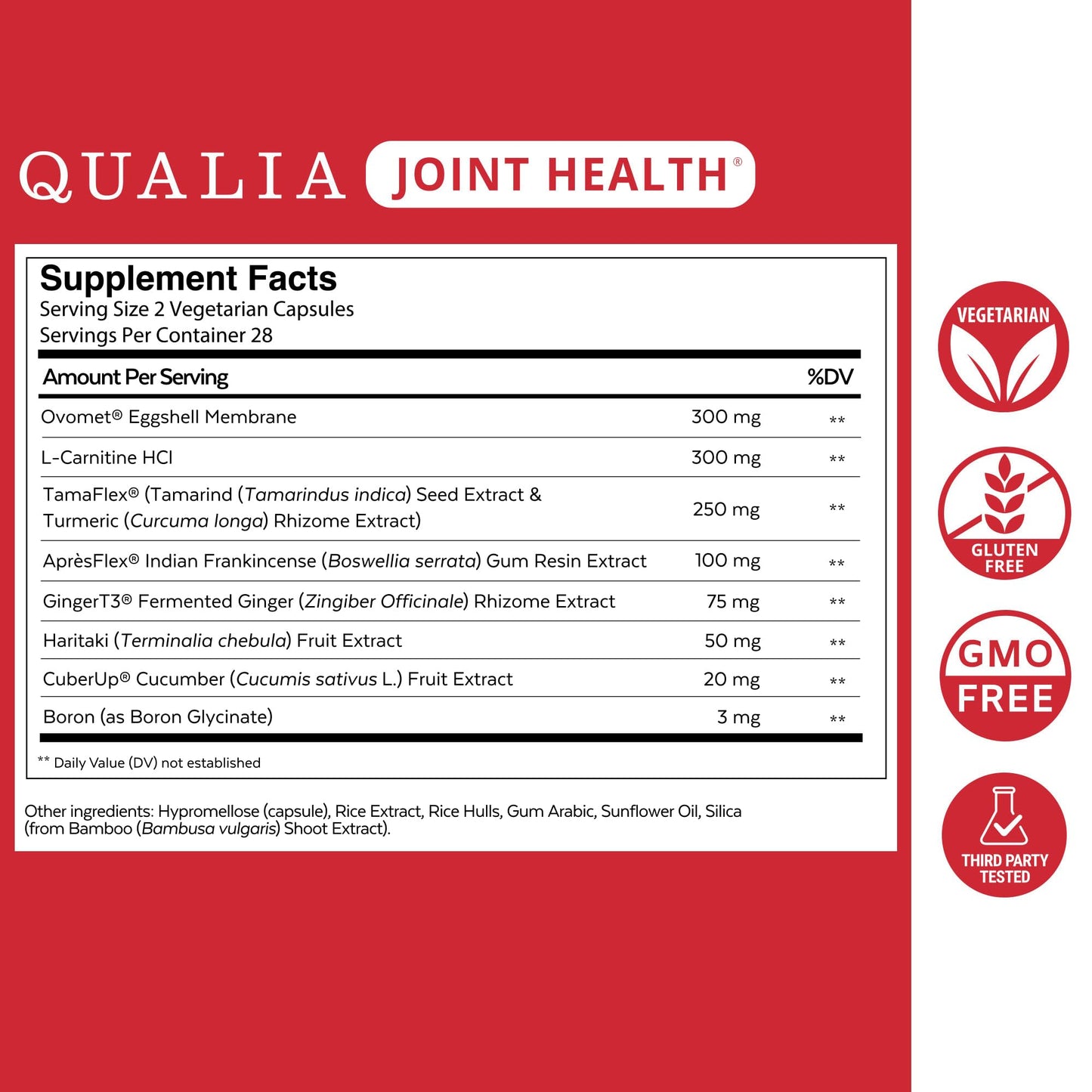 Qualia Life Sciences Qualia Joint Health Capsule, 56 Count