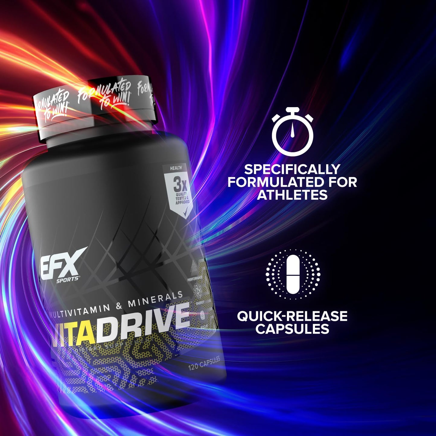 EFX Sports Vita Drive Capsule 120 Capsules
