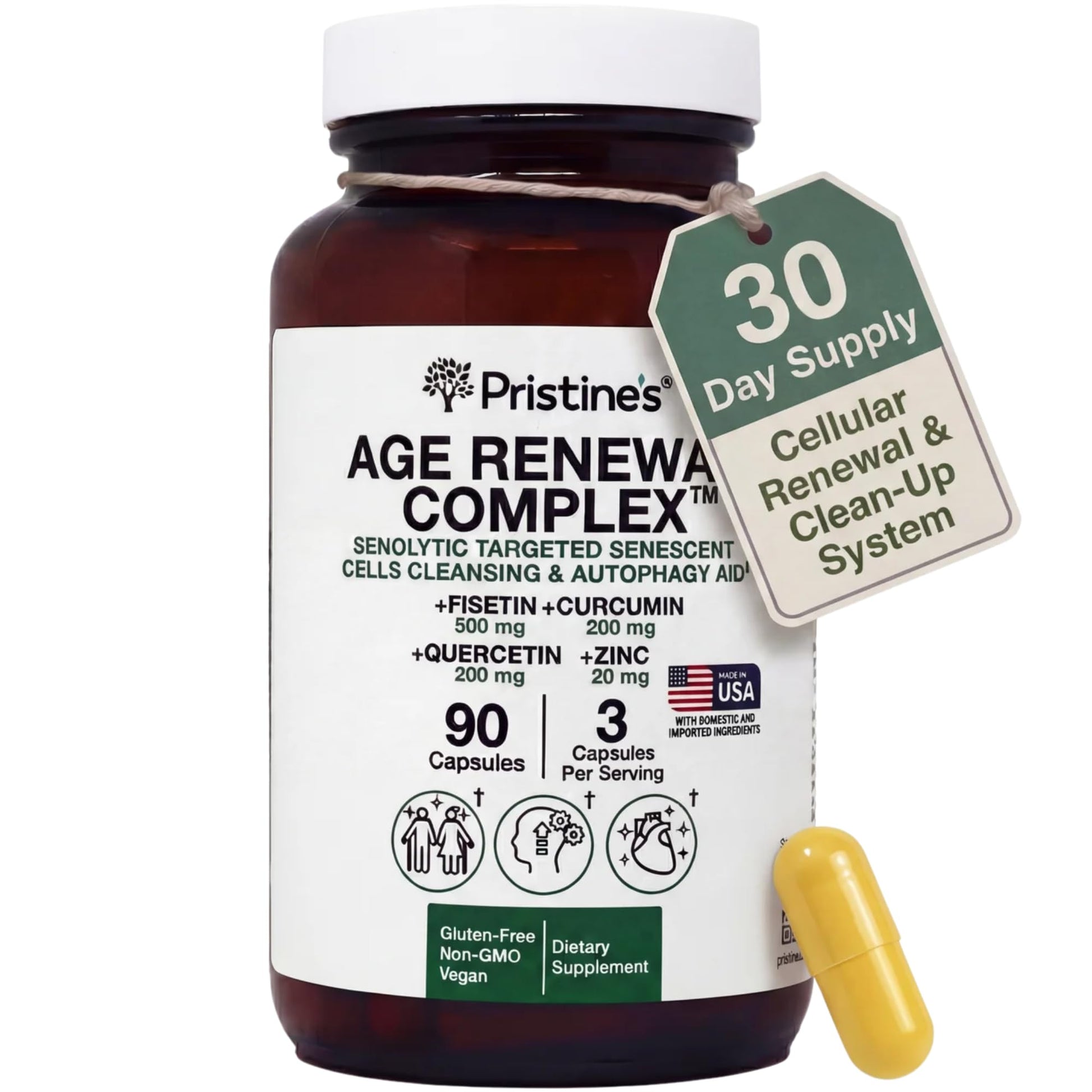 PRISTINE'S Age Renewal Complex Capsule 90 Count