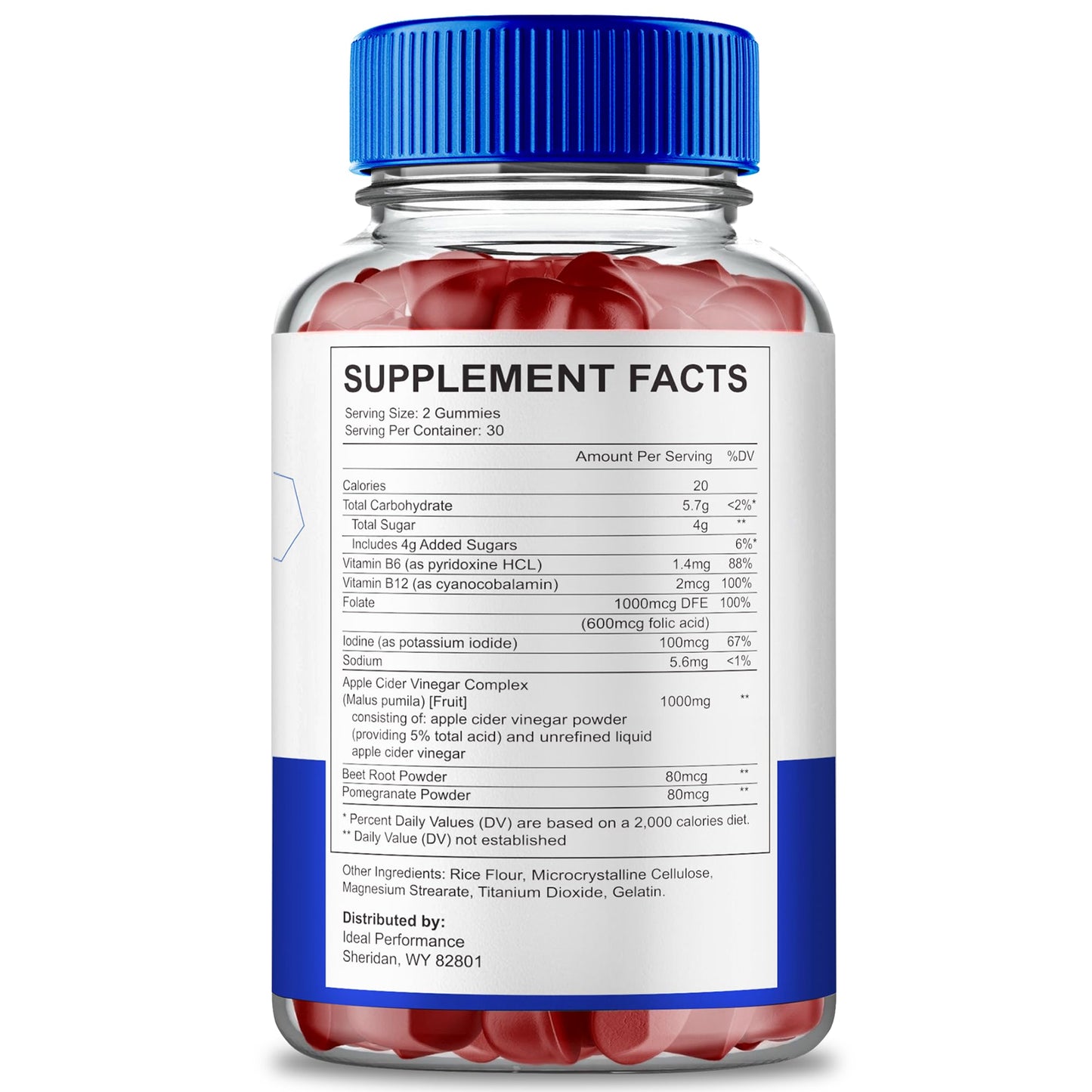 IDEAL PERFORMANCE Primaxx Nutra Male Gummies 120 Count