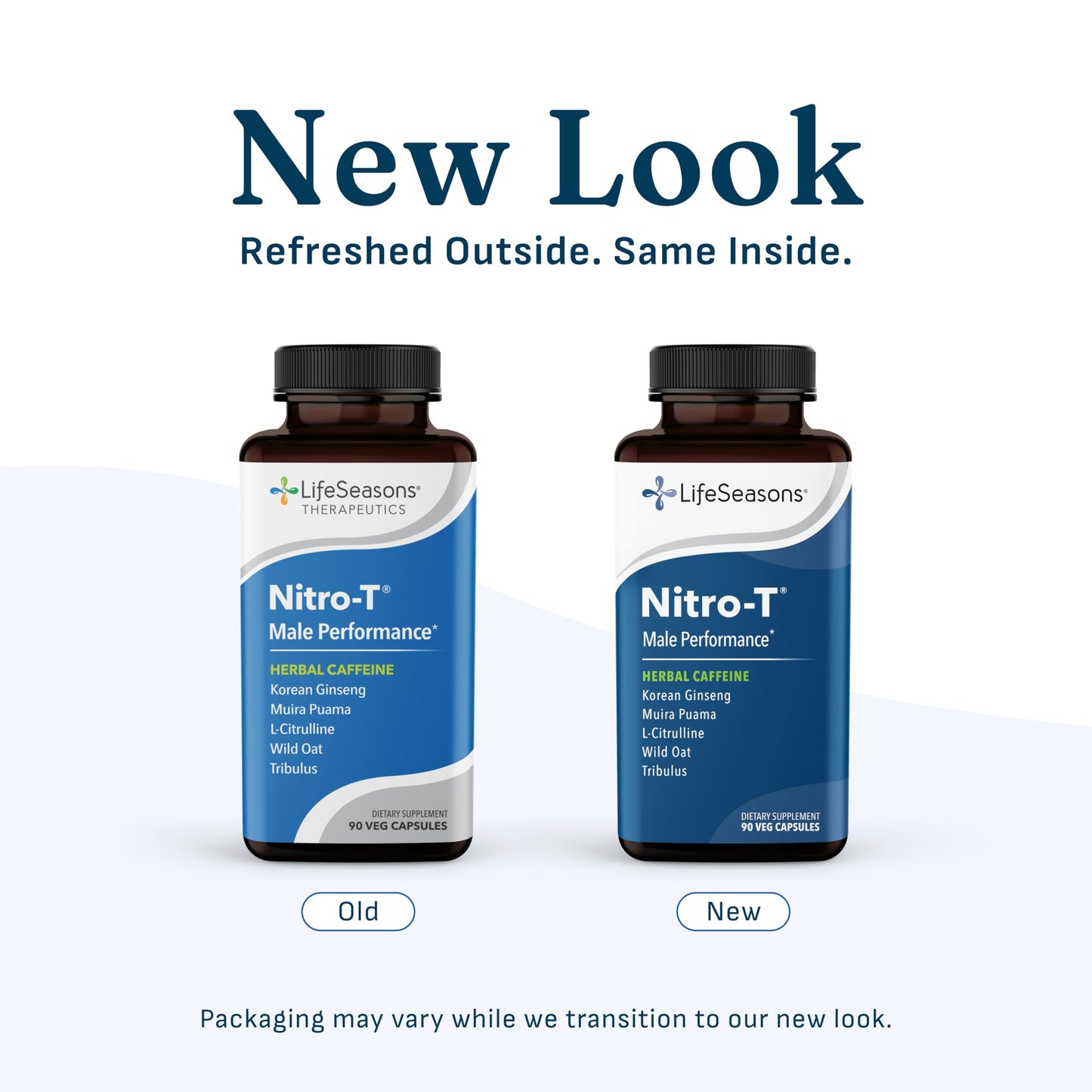 LifeSeasons Nitro-T Men's Performance Support Supplement 90 Capsules