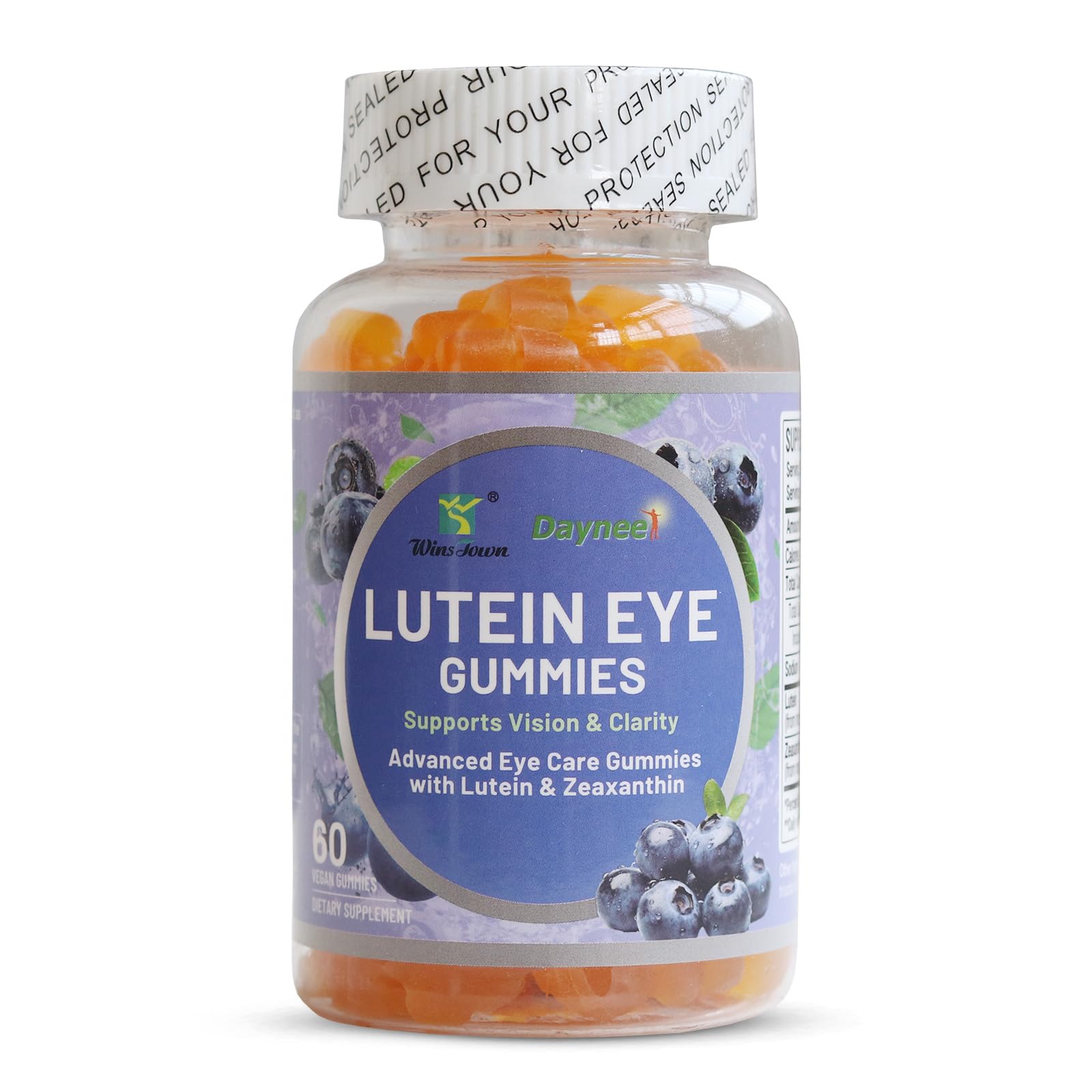 Wins Town Lutein Eye Gummies 60 Count