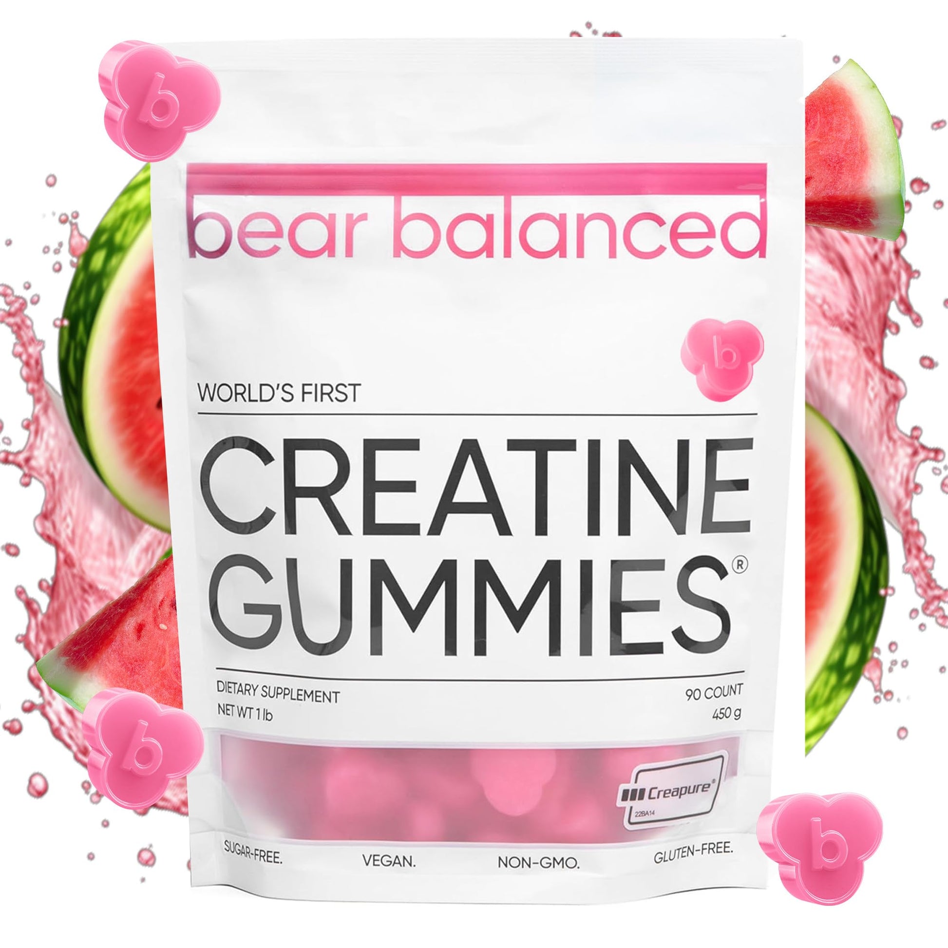 Bear Balanced Creatine Gummies 90 Count