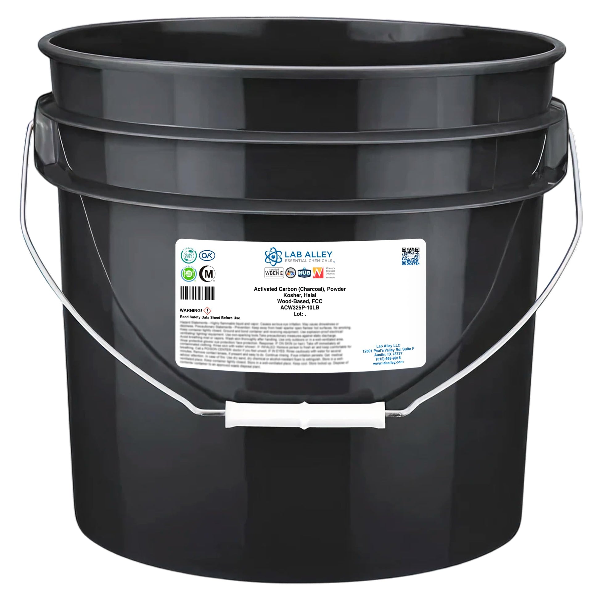 Lab Alley Activated Charcoal Powder 1 Count, 10 Pounds