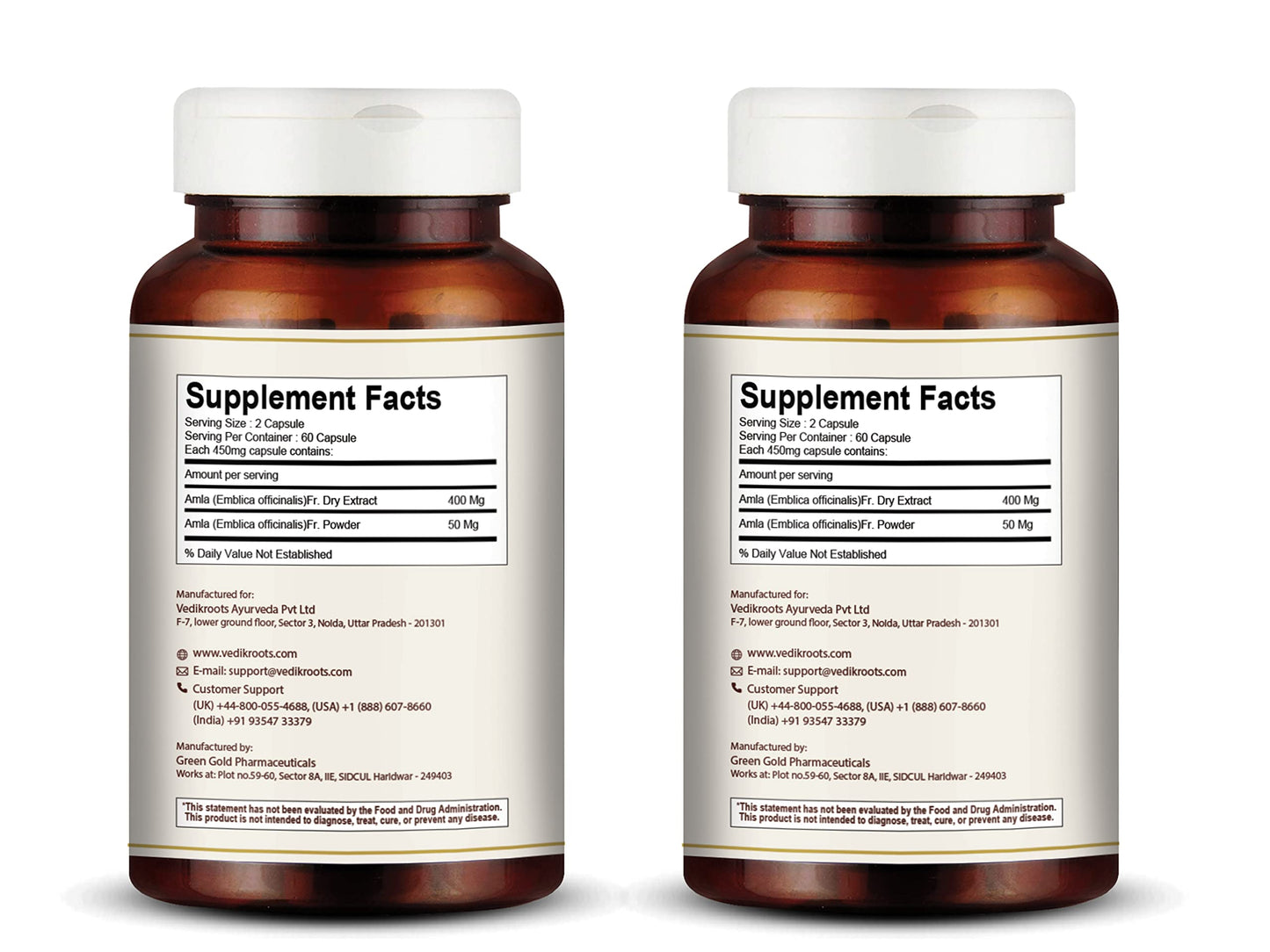VEDIKROOTS Amla Capsules Capsule, 1 Count