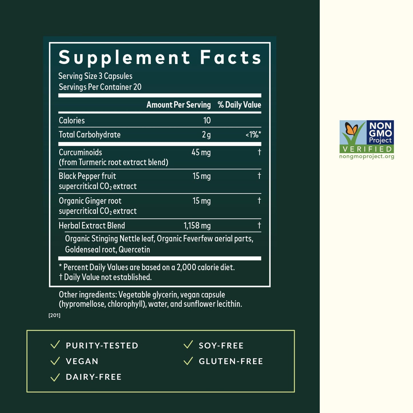 Gaia Herbs Turmeric Supreme Sinus Support Capsules, 60 Count
