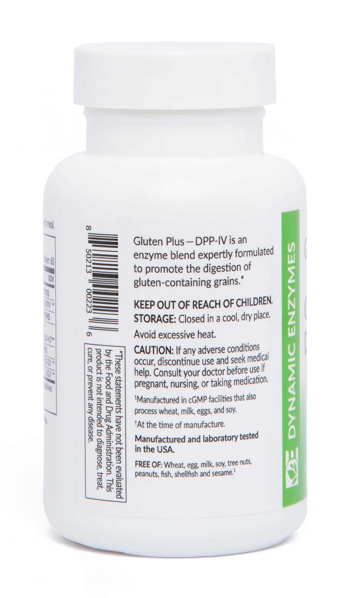 Dynamic Enzymes Gluten Plus Advanced Digestive Enzymes 30 Capsules