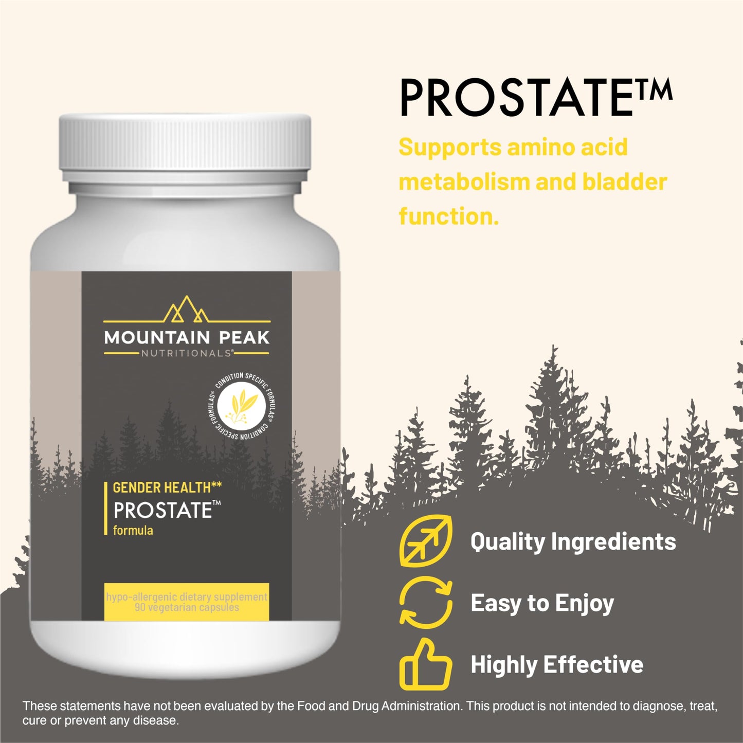 Mountain Peak Nutritionals Prostate Supplement Capsule, 90 Count
