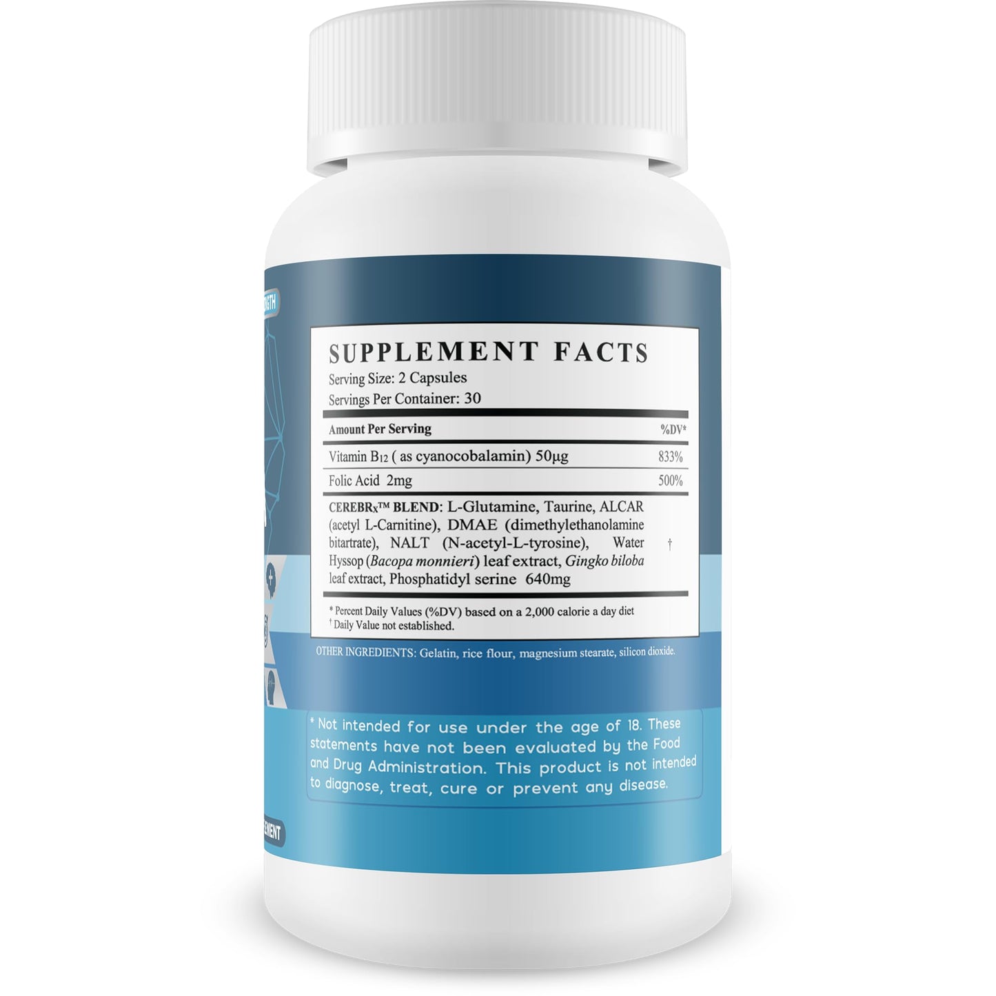 Rejuva Brain Advanced Cognitive Support Capsule 60 Count