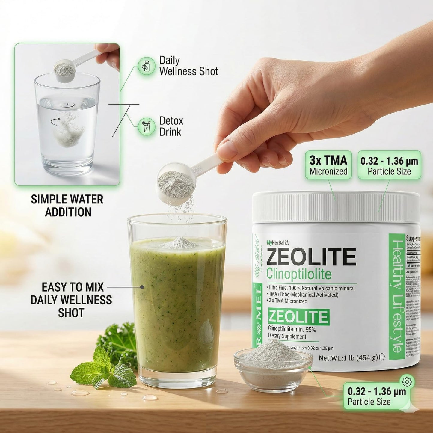 aromel Zeolite Powder 1 Pound (16.0144 oz) Powder