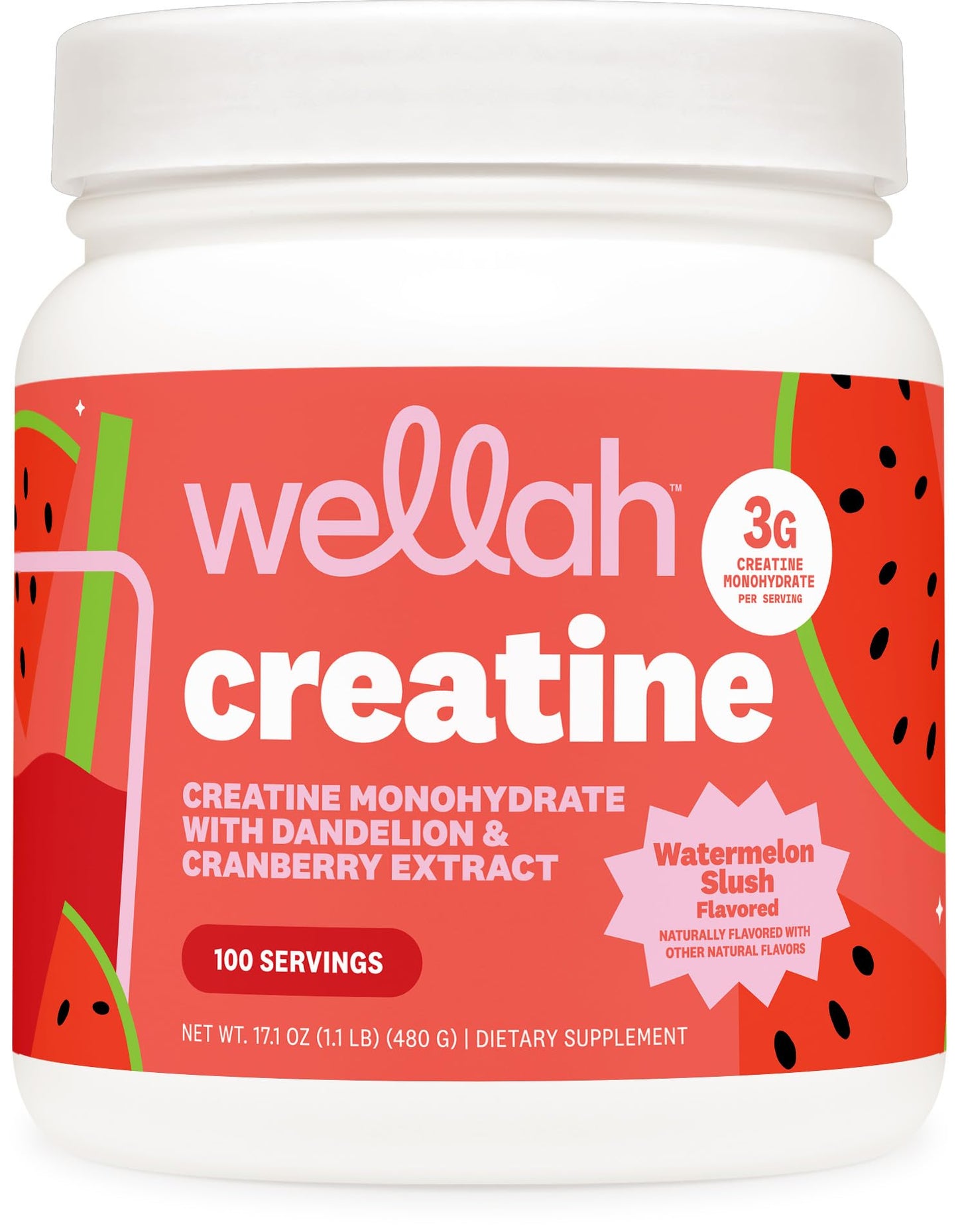 Wellah Creatine for Women Powder 18.6 oz