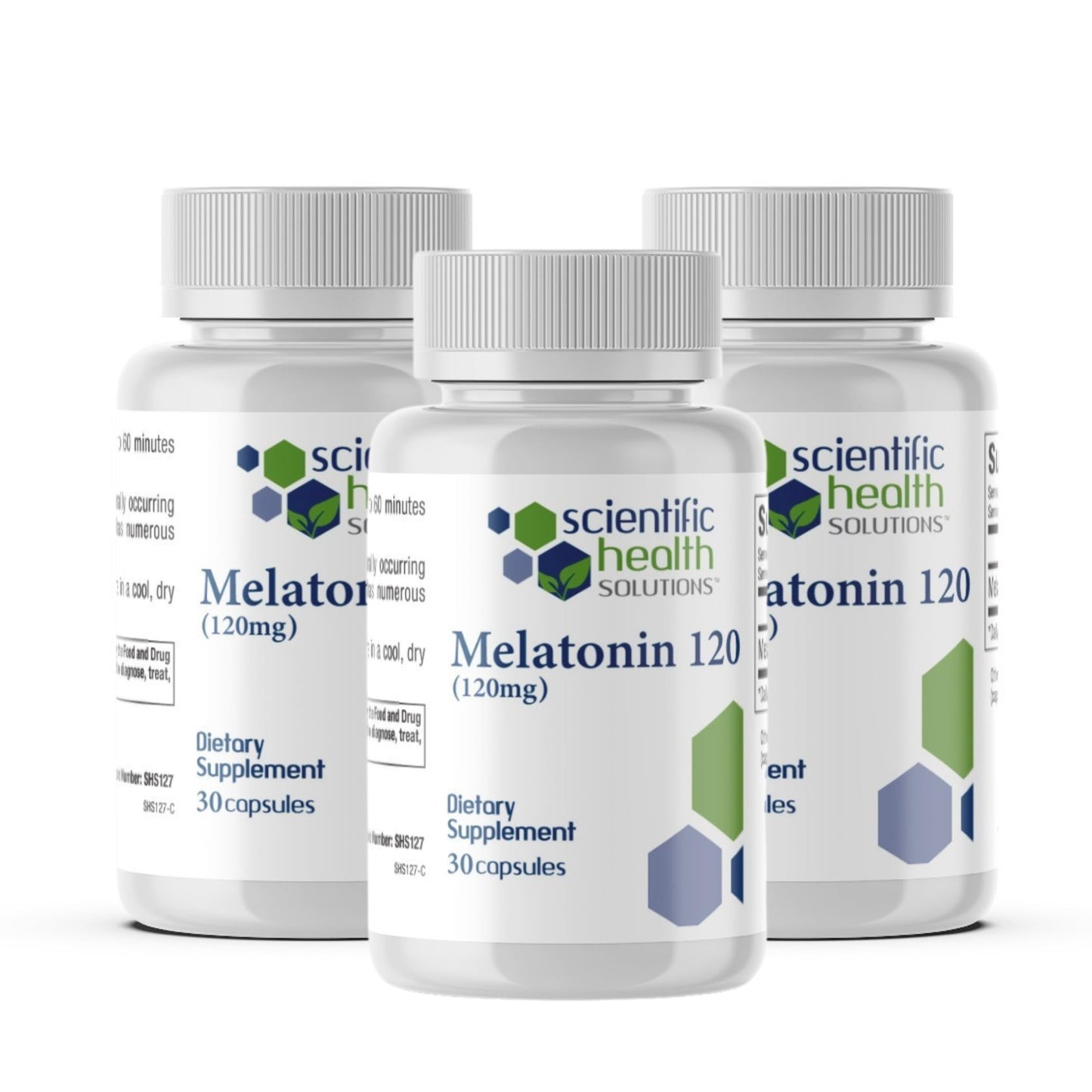Scientific Health Solutions Melatonin 120mg Capsules 90-count