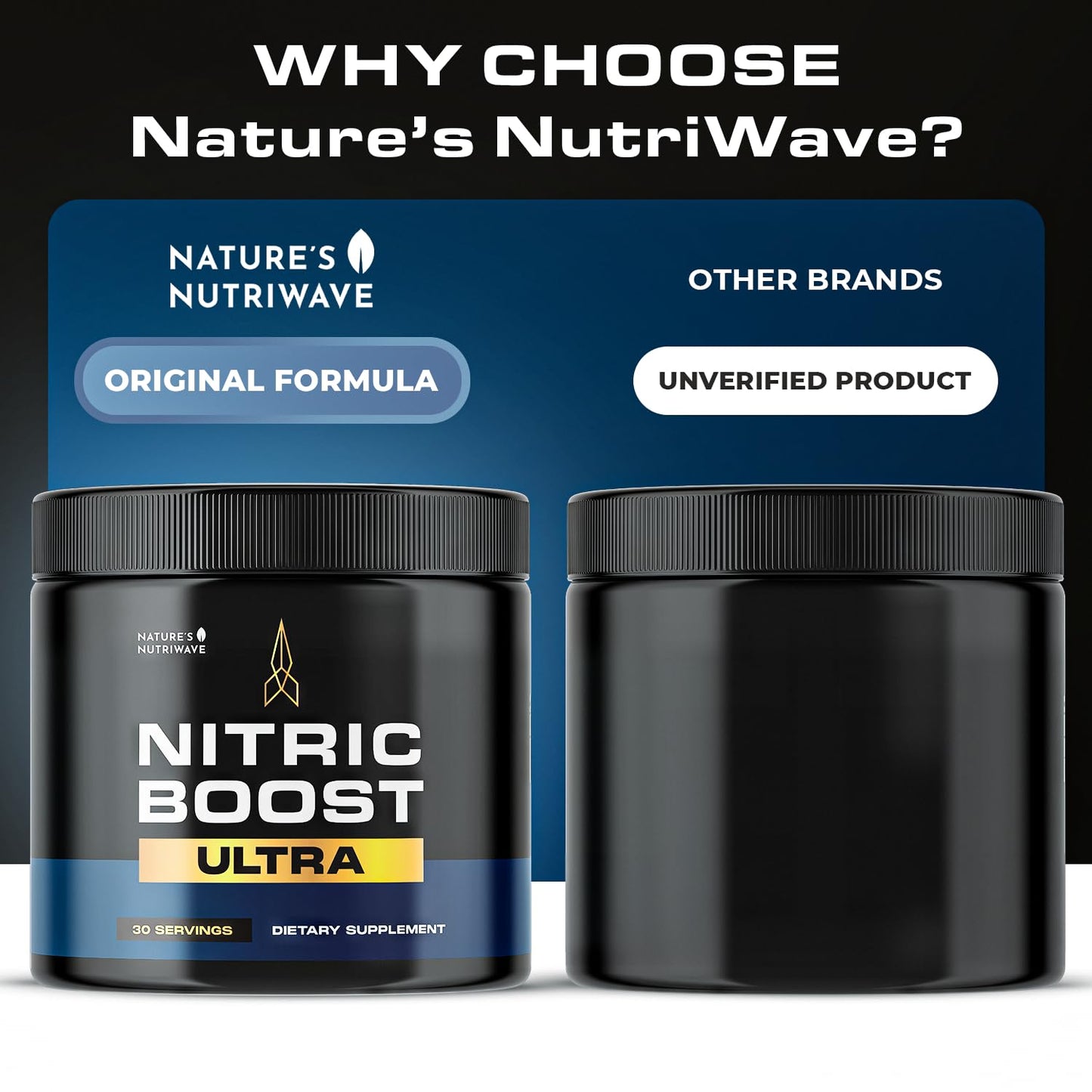 Nature’s NutriWave Nitric Boost Ultra Powder 21.6 oz