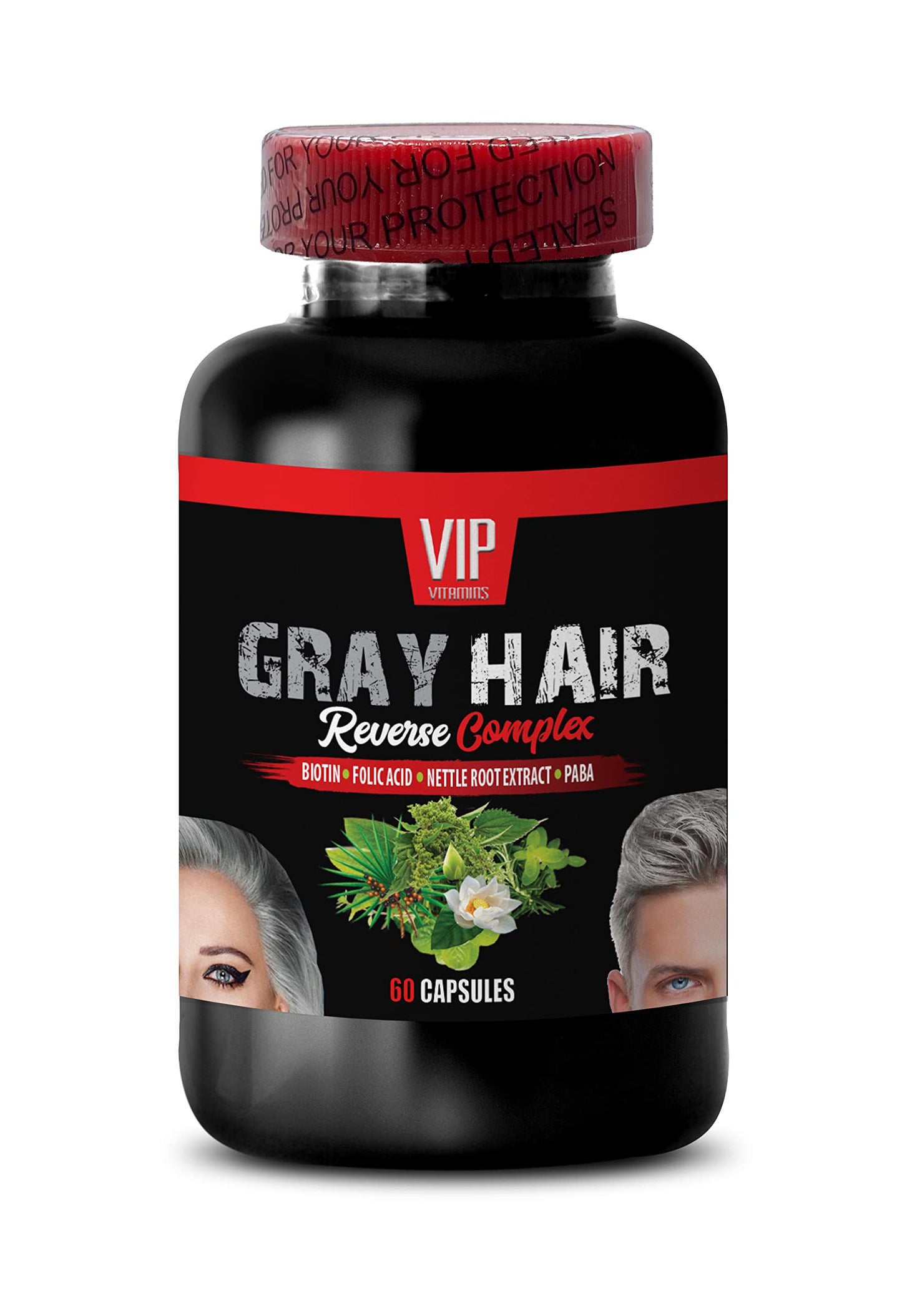 SKIN CARE SOLUTIONS Gray Hair Reverse Complex Capsule, 60 Count