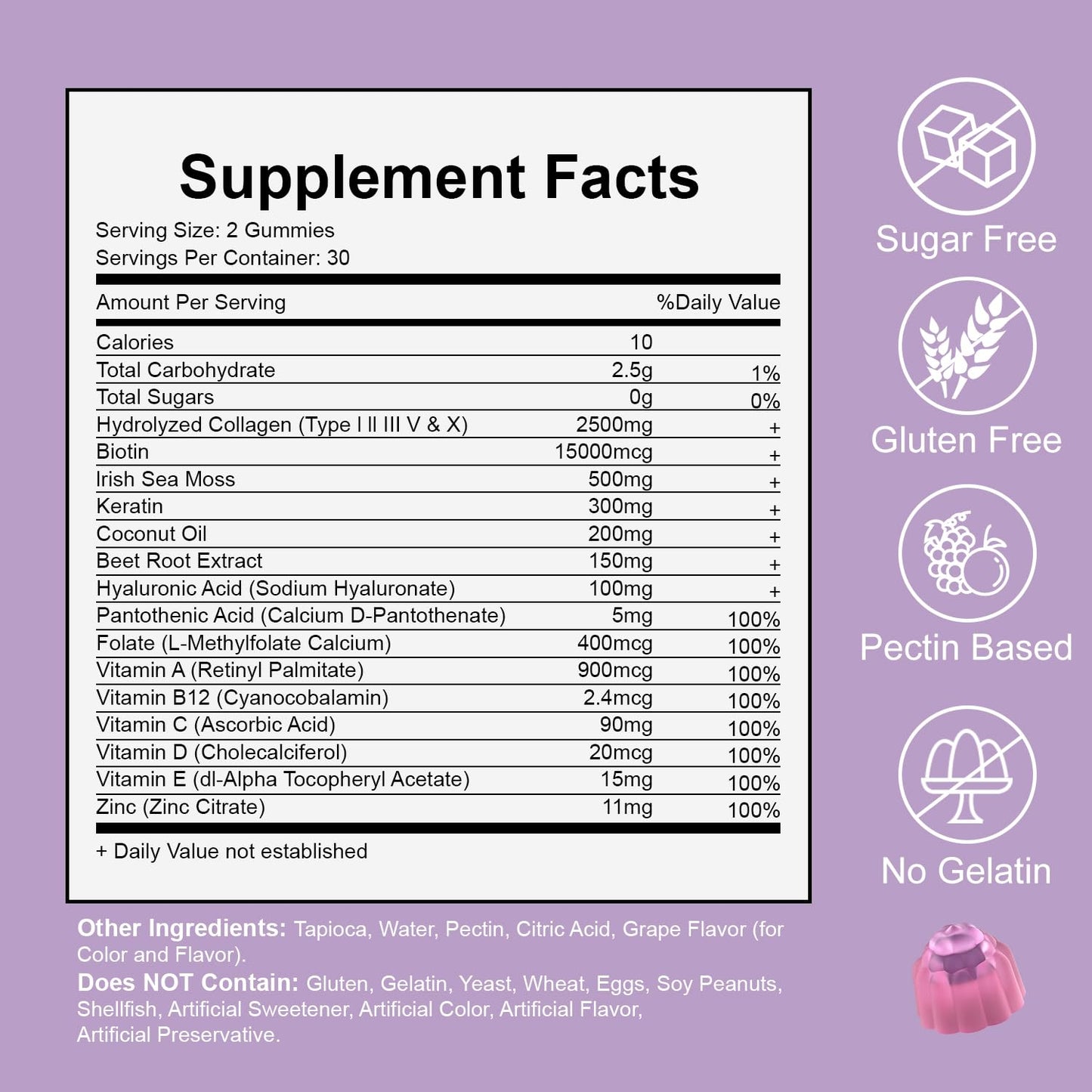 ARMINACO Collagen Gummies for Women Chewable 60 Count