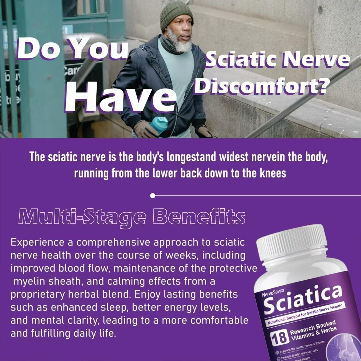 Nerve Savior Alpha Lipoic Acid Nerve Support Capsules, 1 Capsule