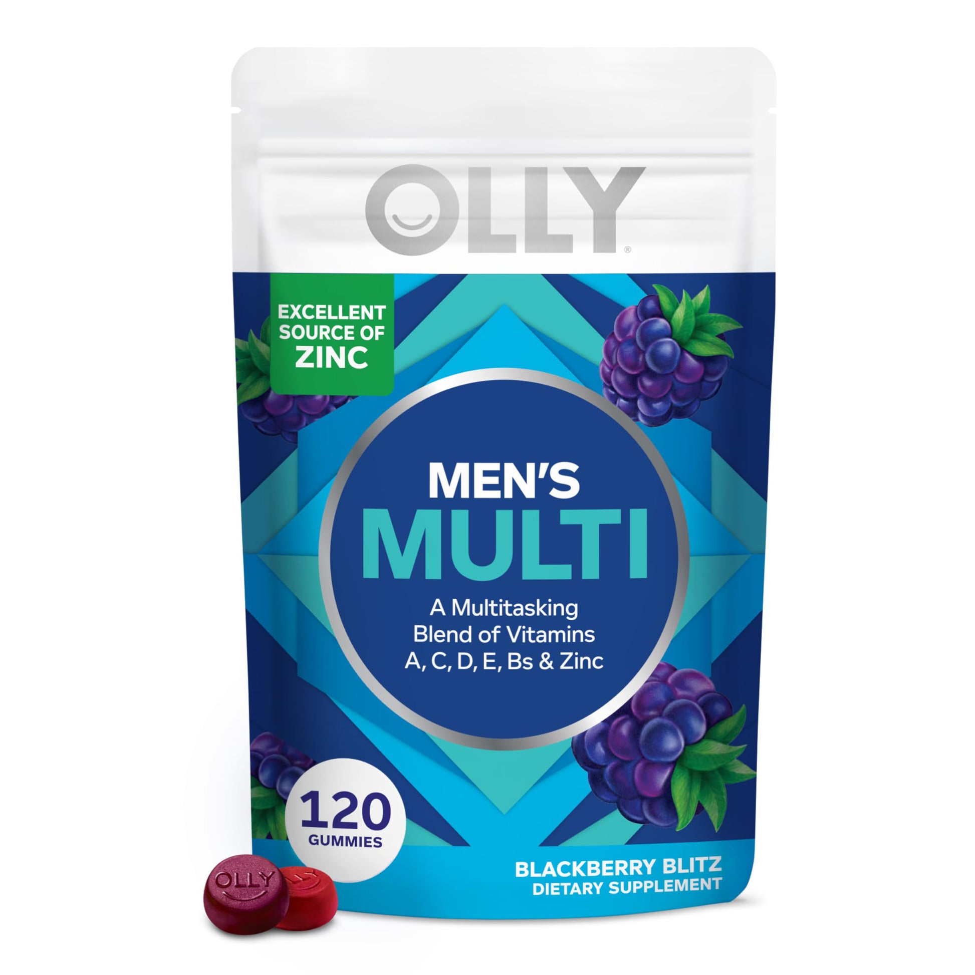 OLLY Men's Multivitamin Gummy, 120 Count