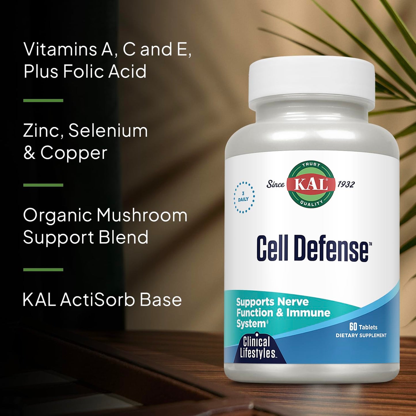 KAL Cell Defense Tablets, 60 Count