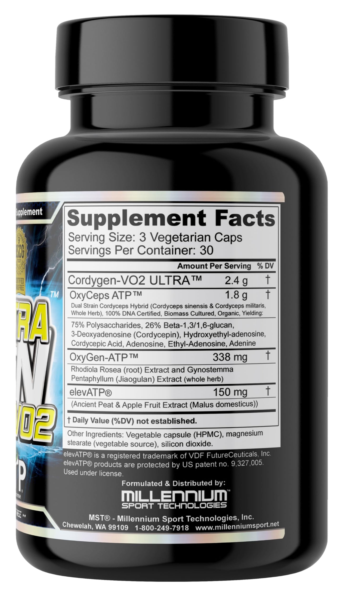 MST Cordygen VO2 Ultra Capsule, 90 Count