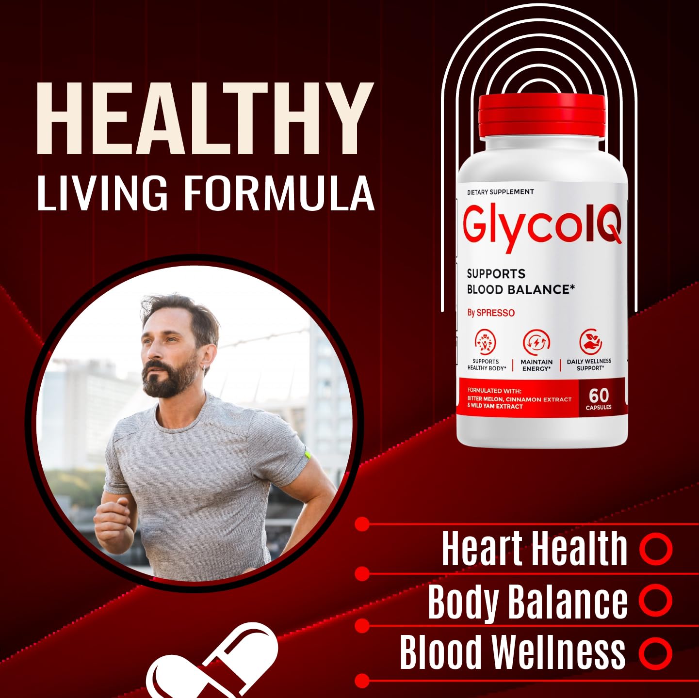 SPRESSO GlycoIQ Capsules, 180 Capsules
