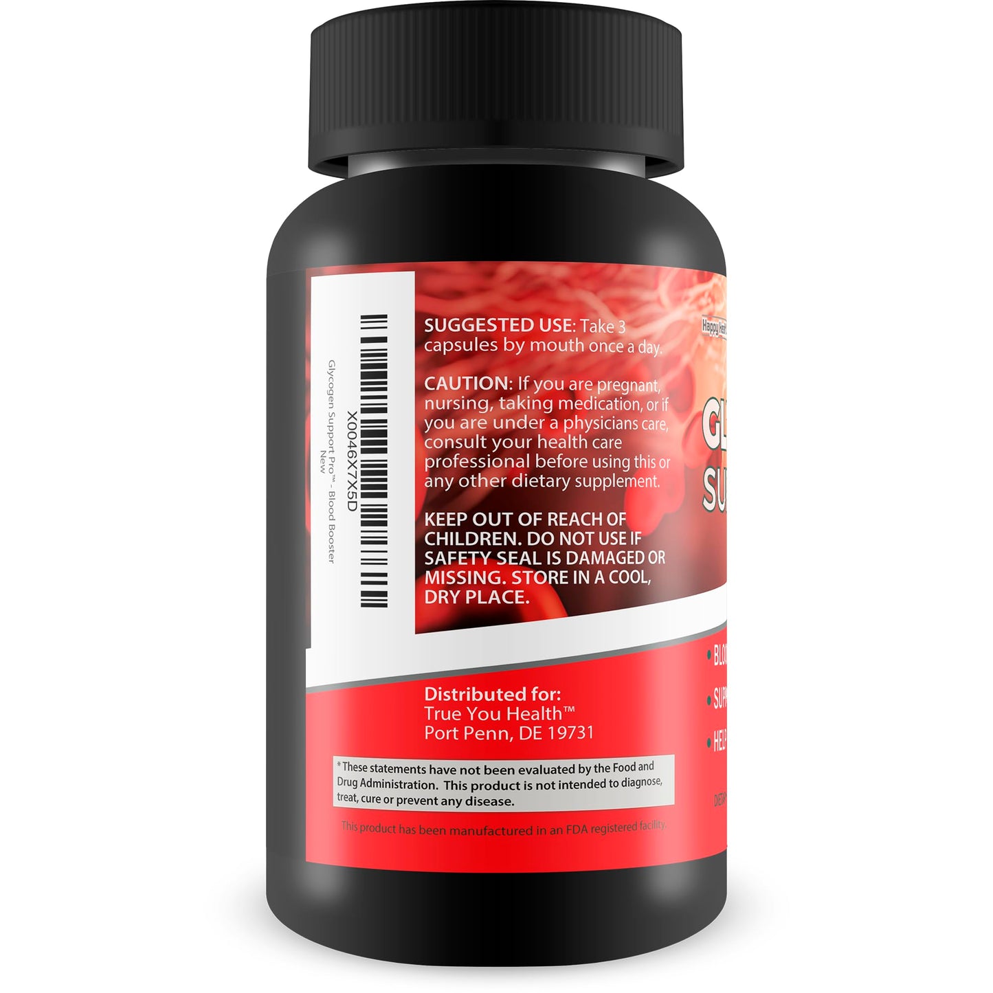 Happy Health Marketplace Glycogen Support Pro Capsules 90 Count