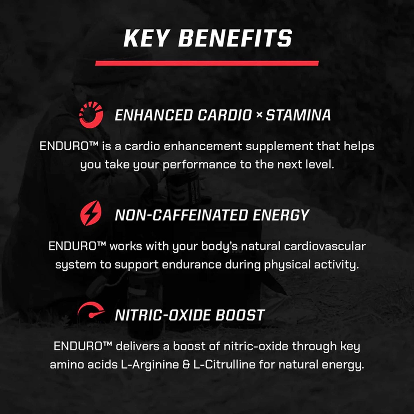 MTN OPS Enduro Stim-Free Pump Pre Workout, Huckleberry Lemonade Powder 12