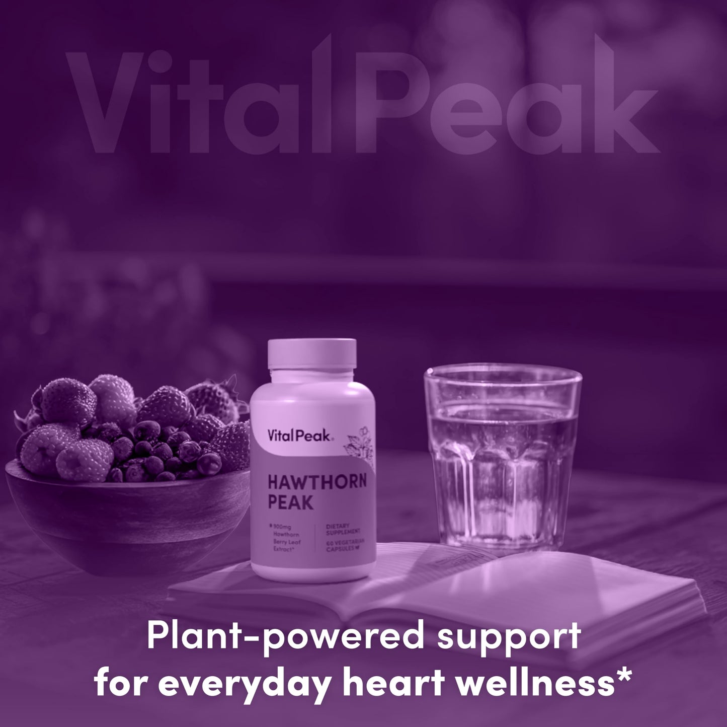 Vital Peak Hawthorn Peak 900 mg Capsule 60 Count