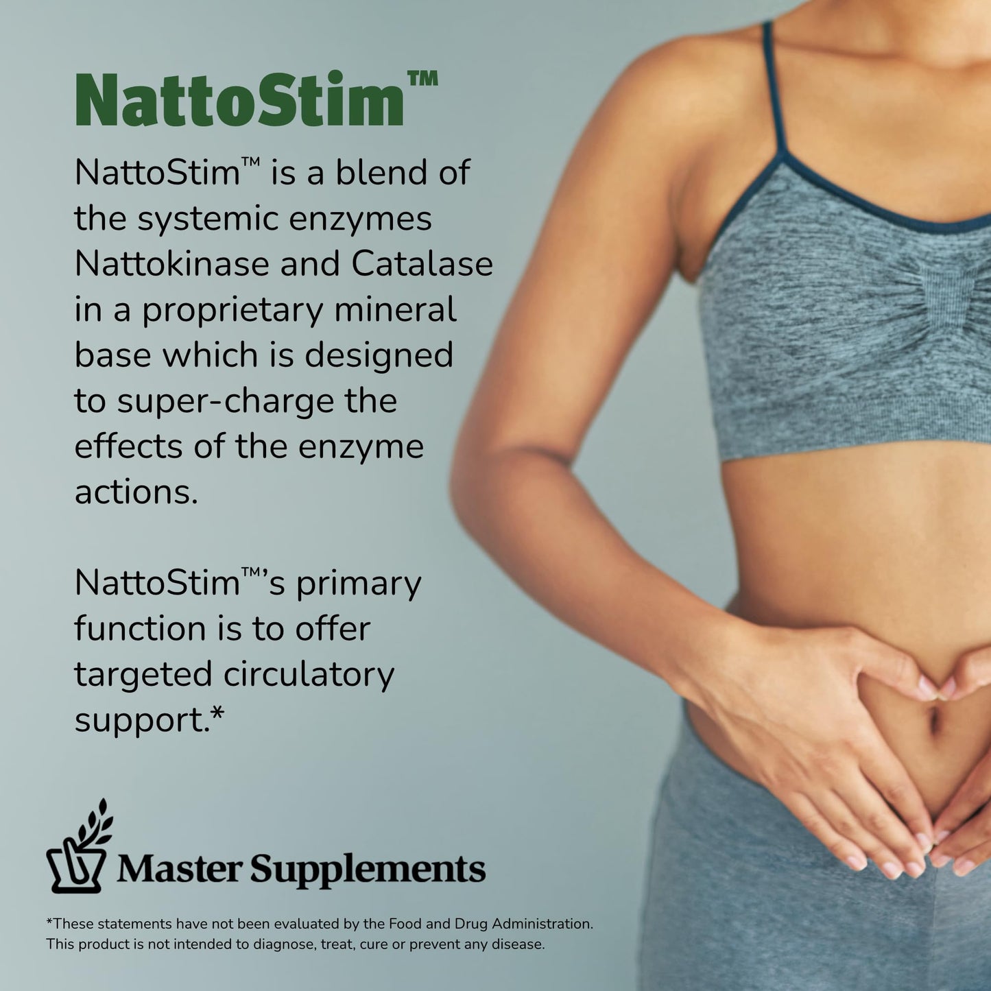 NattoStim Master Supplements NattoStim Delayed Release Vegetable Capsules 1 Count