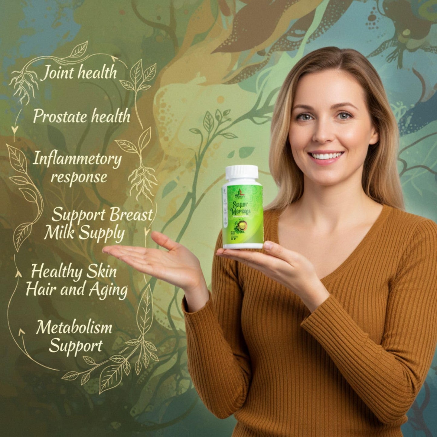 PRESERVE Moringa Oleifera Leaf Powder 1 Pack