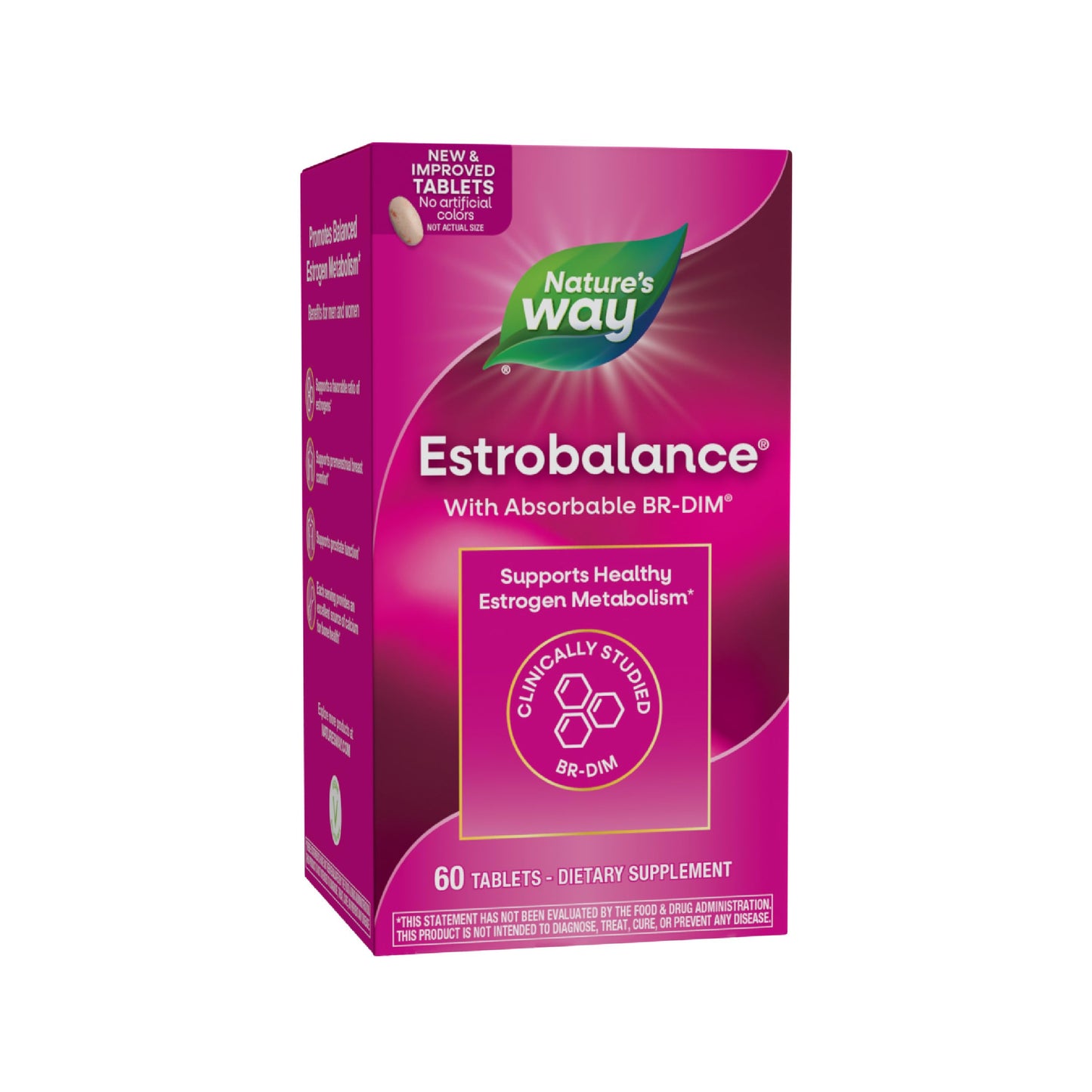 Nature's Way Estrobalance Absorbable BR-DIM 60 Tablets