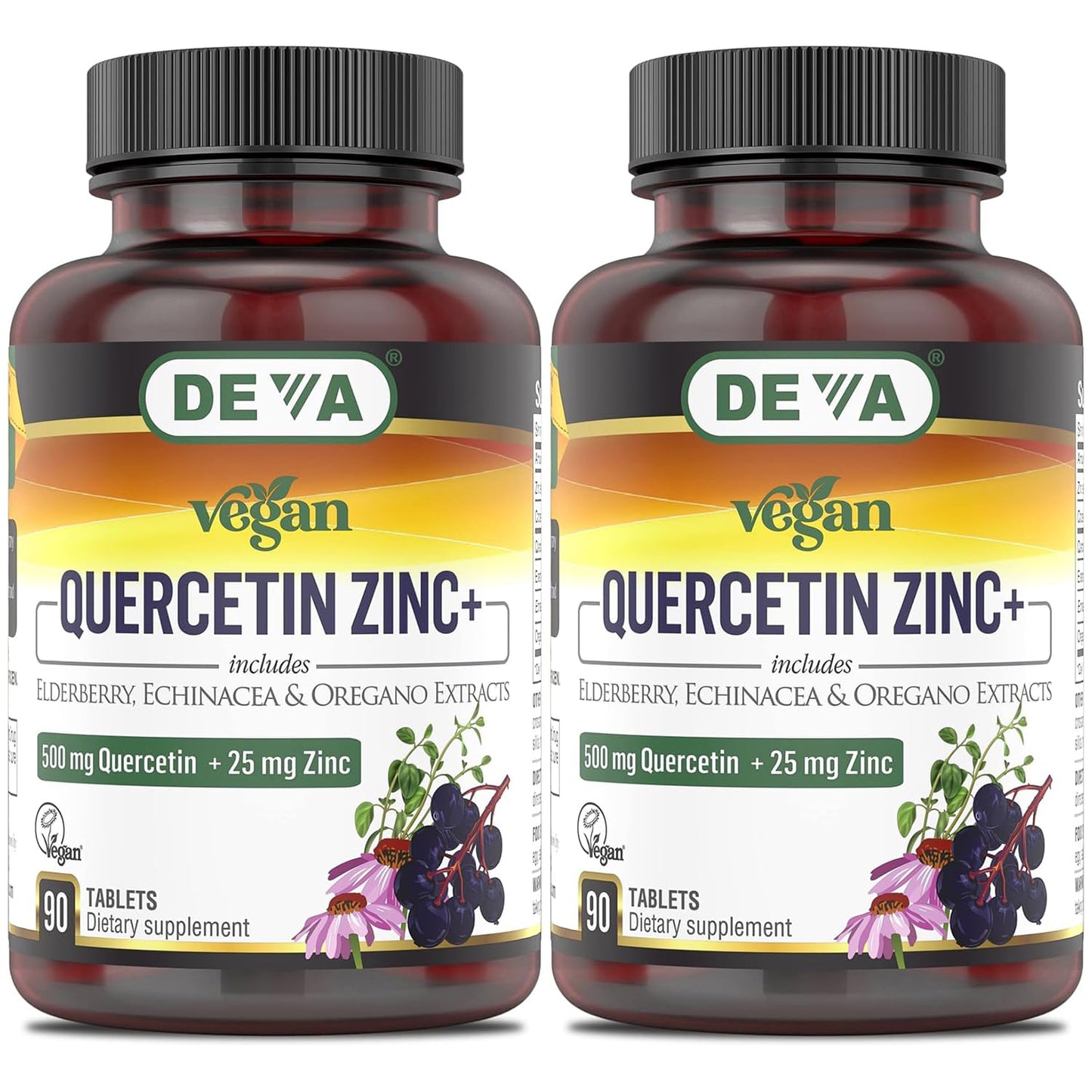 DEVA Vegan Quercetin Zinc+ Supplement 180 Tablets