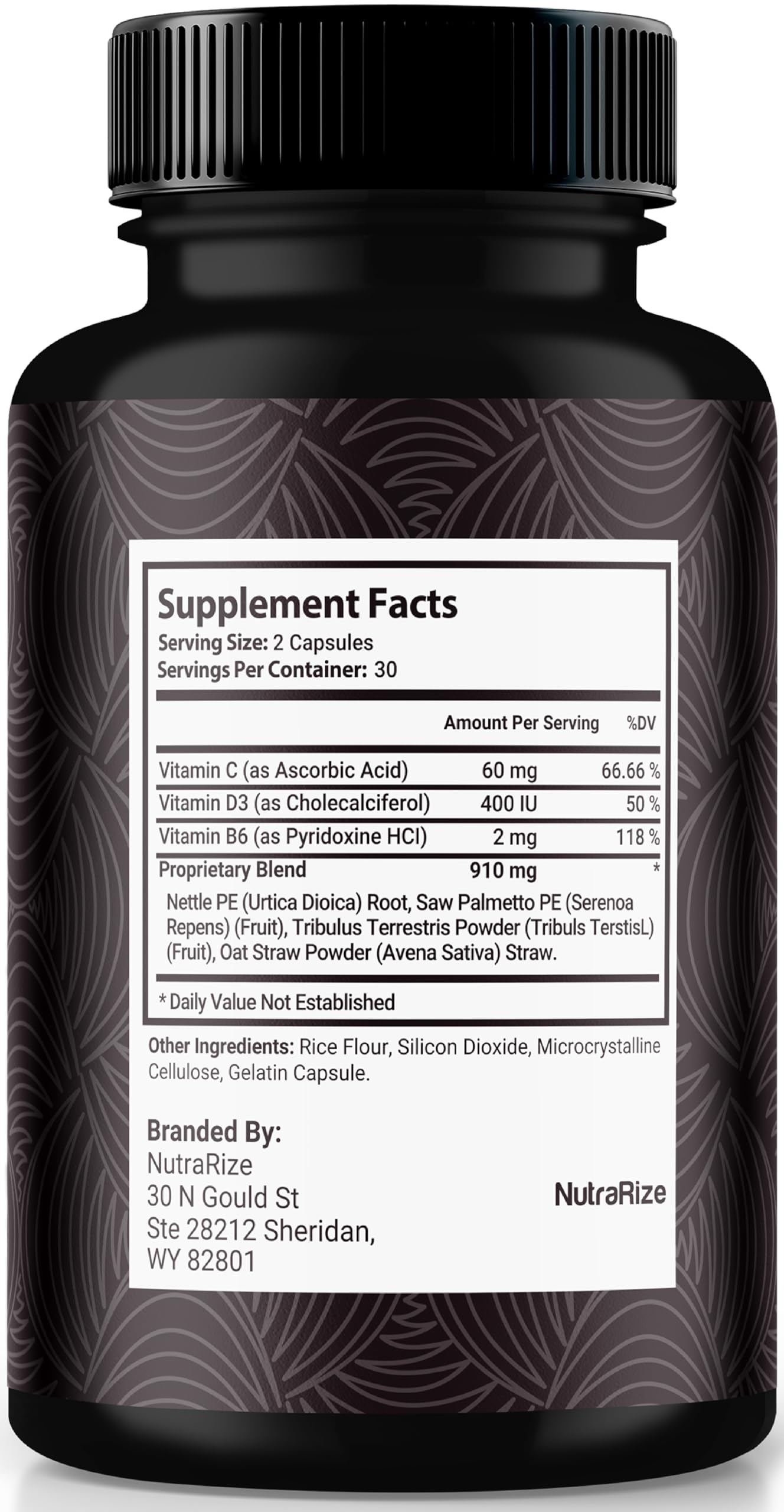 NutraRize ProstaFlow Maxx Prostate Support Capsules 60 Count