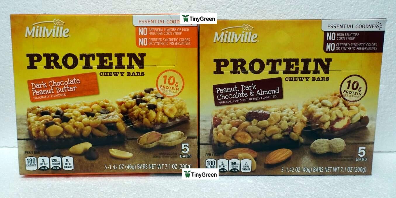 Millville Protein Chew Bars 2 Count