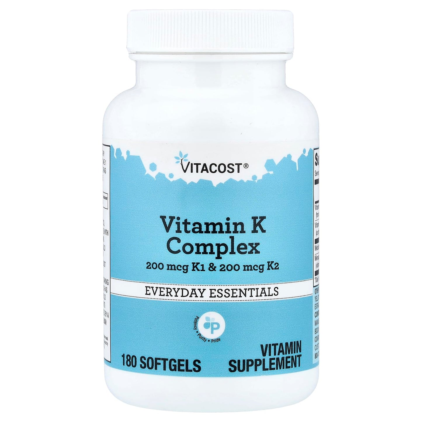 Vitacost Vitamin K Complex Softgels 180