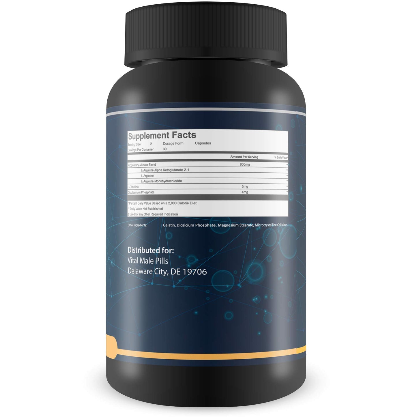 Vital Male Pills Z Vital Max Nitric Oxide Alpha XR Bloodflow Expand Capsule 1 Count