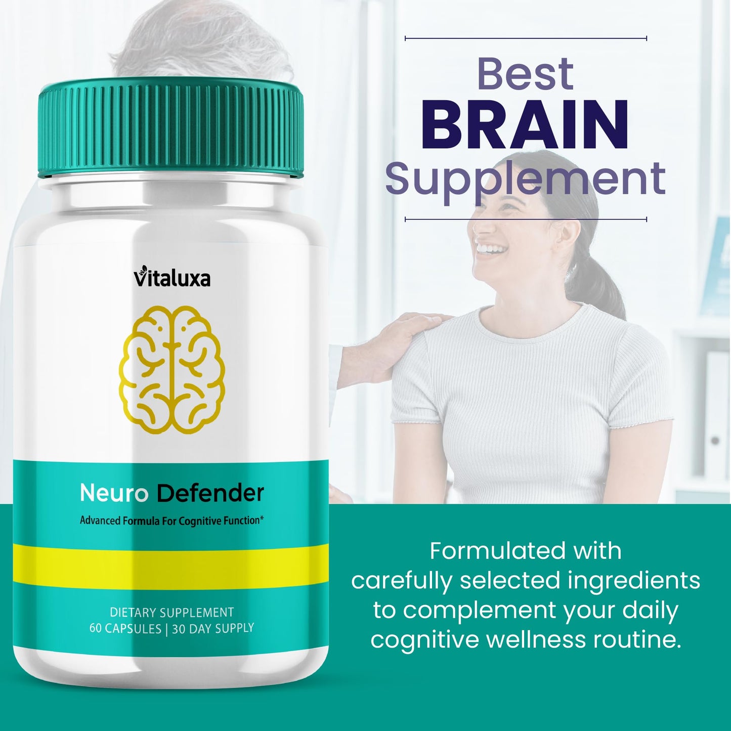 Vitaluxa Neuro Defender Capsules 180 Count
