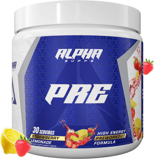 Alpha Supps Pre-Workout Powder, 10.6 oz