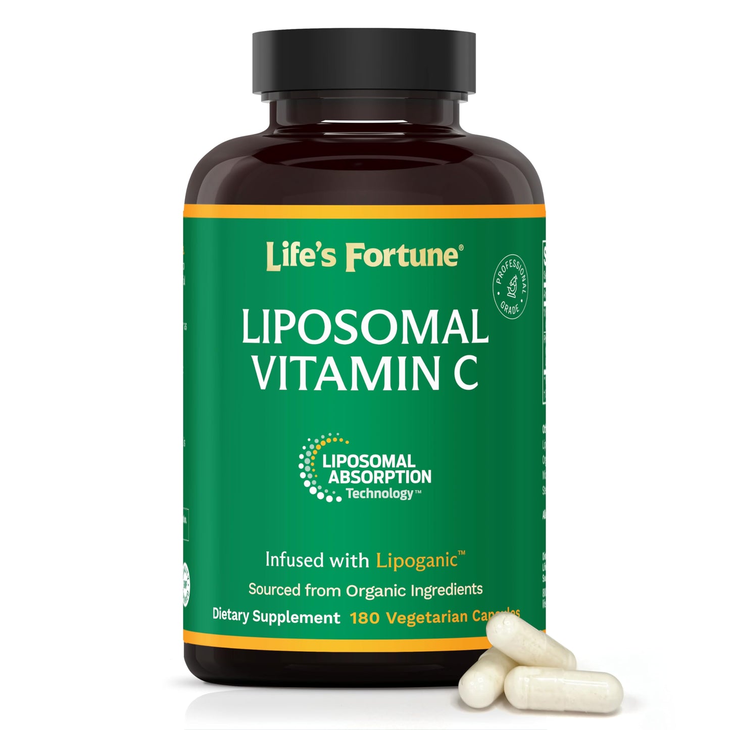 Life's Fortune Liposomal Vitamin C 2100 mg, 180 Capsules