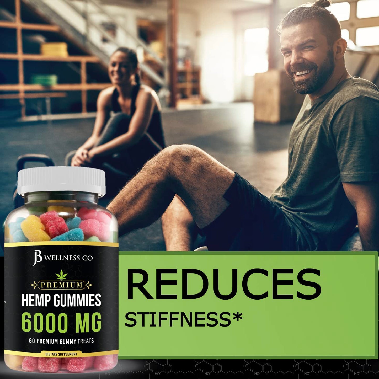 JB Wellness Co Hemp Gummies 120 Gummies