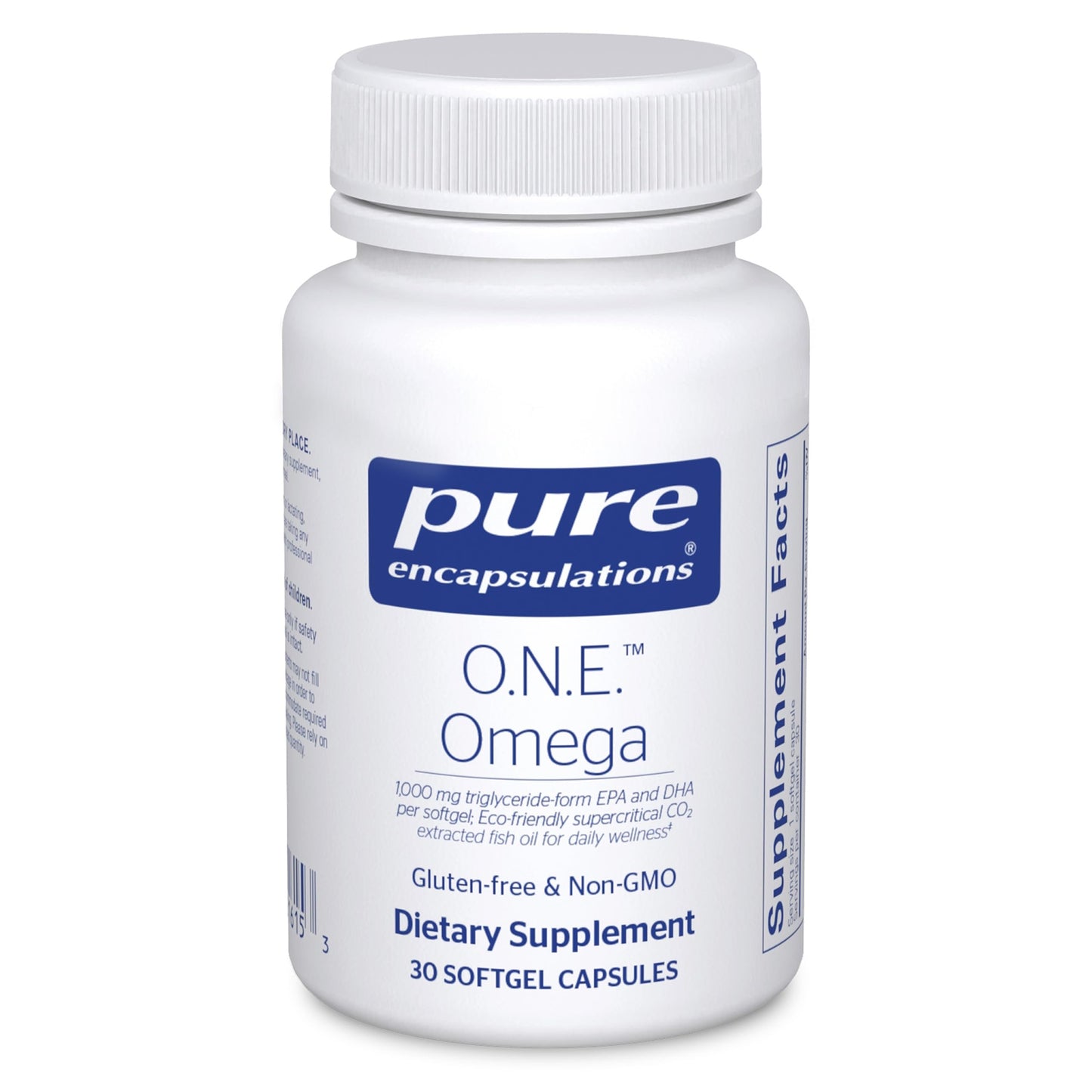 Pure Encapsulations O.N.E. Omega Fish Oil Softgels, 30 Softgels