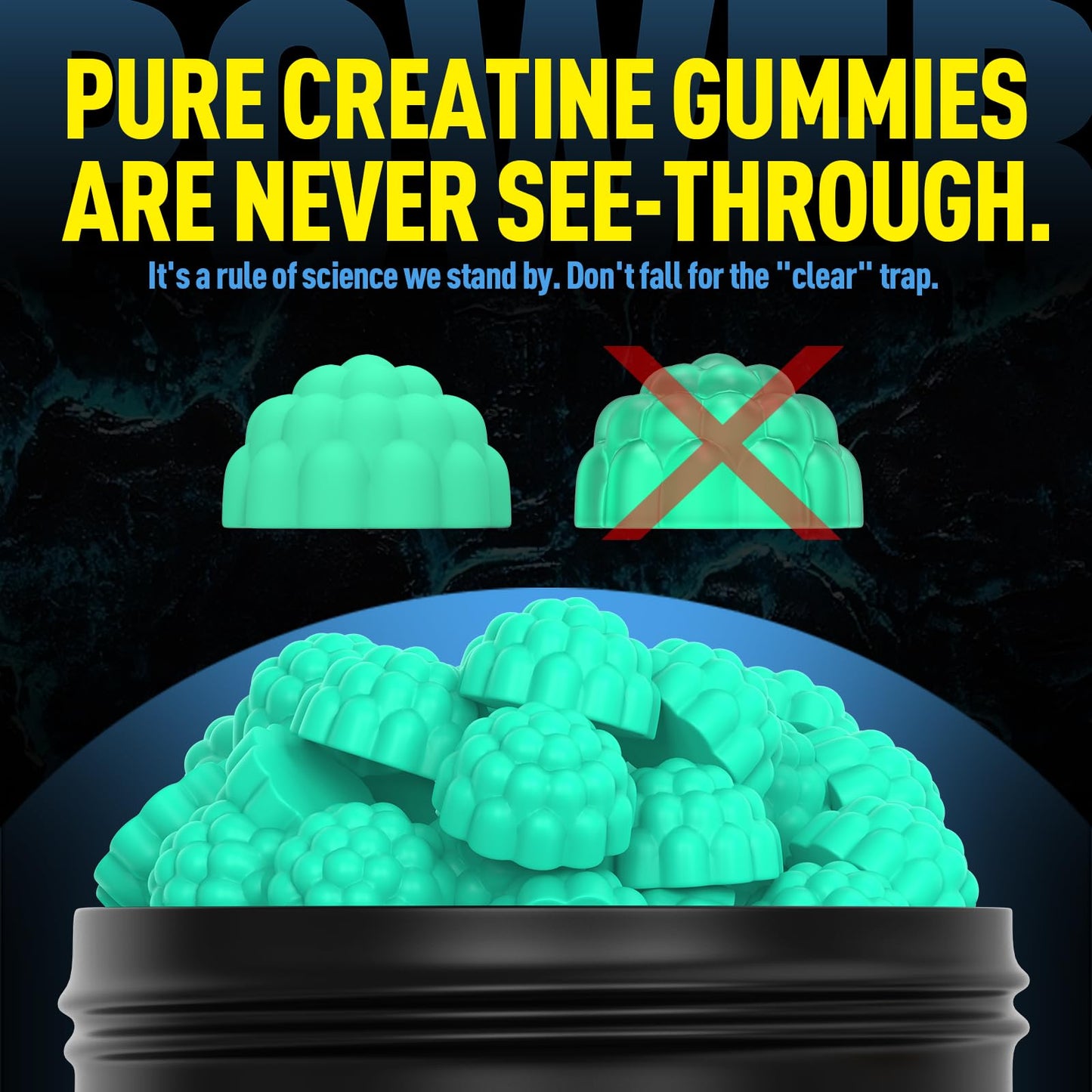 Wekannufod Creatine Monohydrate Gummies 90 ct