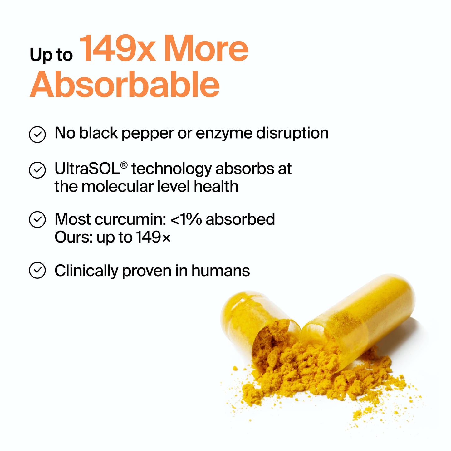 The Absorption Company Curcumin - Turmeric Supplement Capsules 60