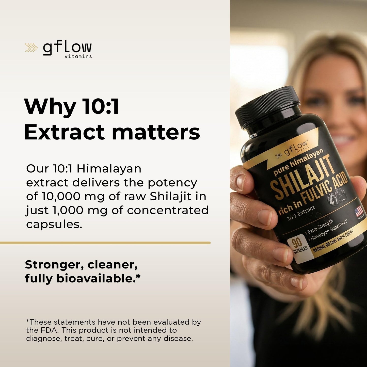 gflow vitamins Shilajit Capsule 90 Count